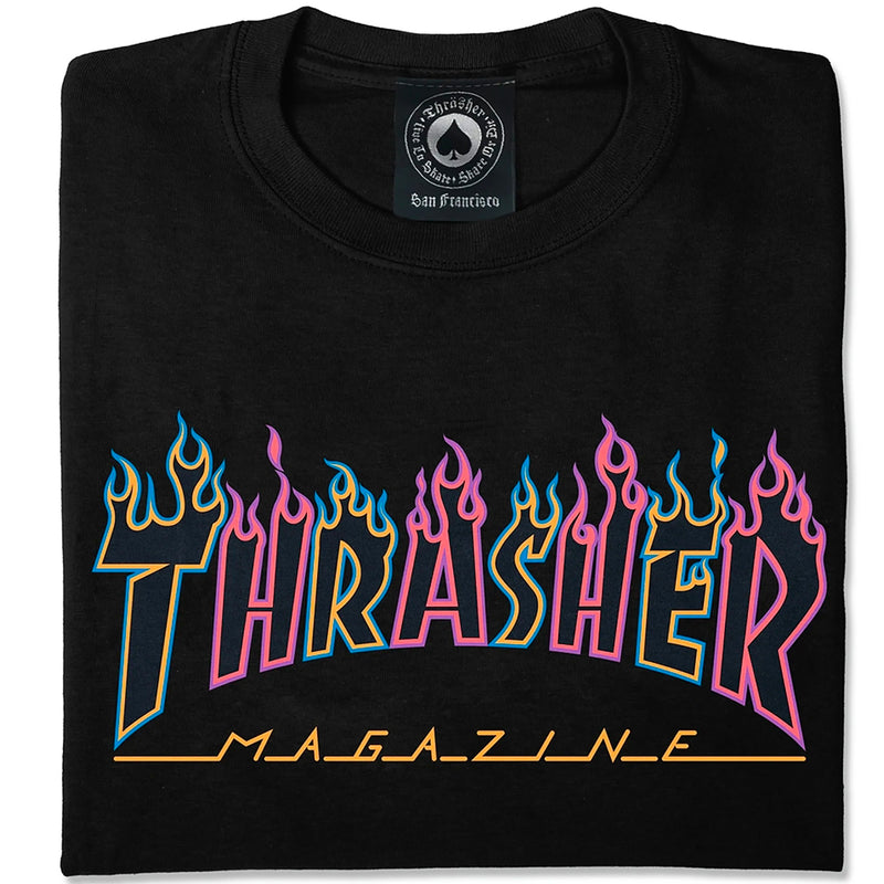 Double Flame Neon Tee