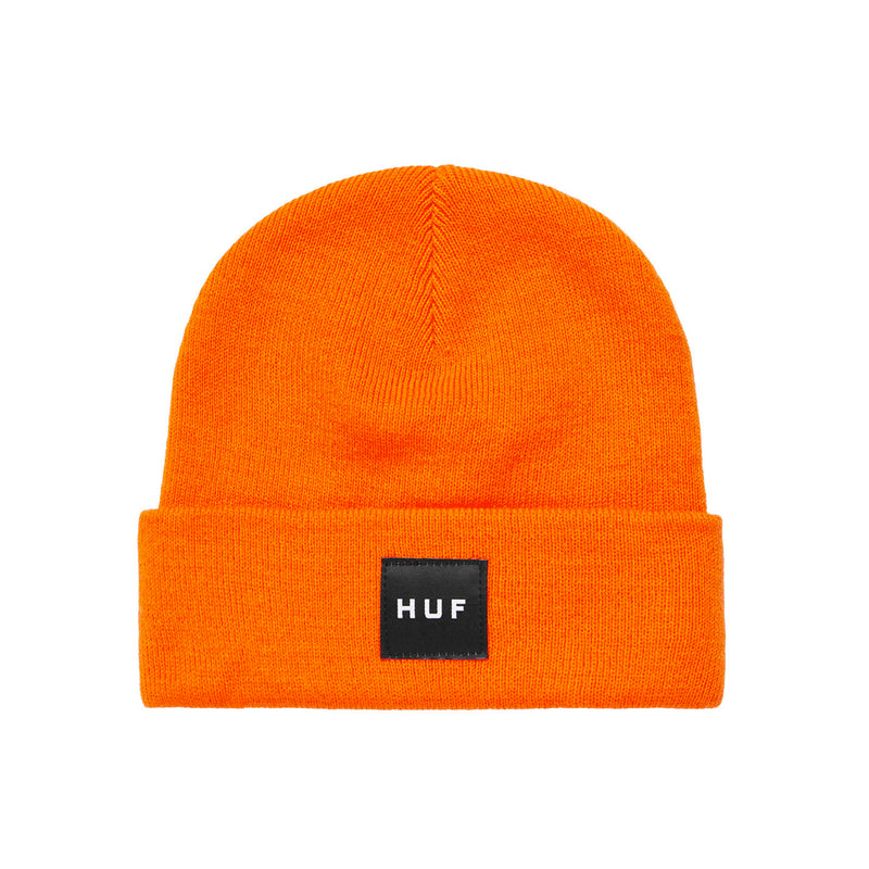 Essentials Box Logo Beanie (Orange)