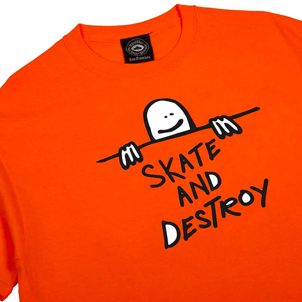 Gonz S.A.D. Logo Tee  (Orange)