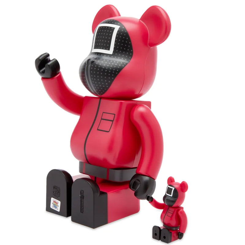 BE@RBRICK SQUID GAME GUARD "□" 100％ & 400％