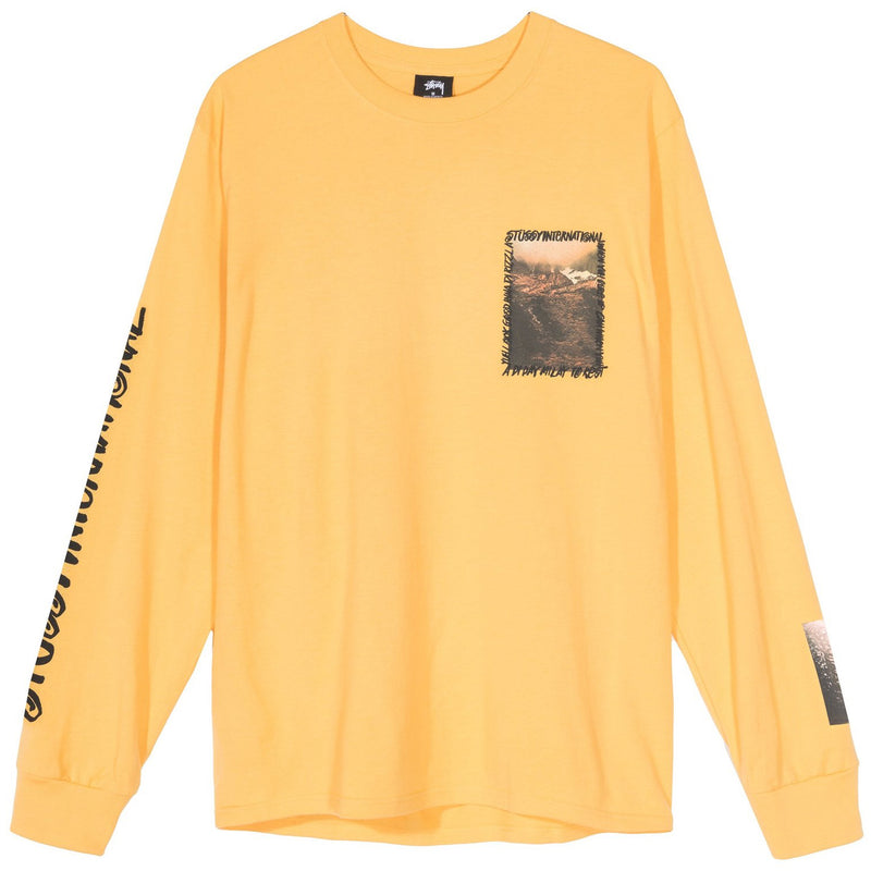 Stussy Great Outdoors LS Tee (Orange)