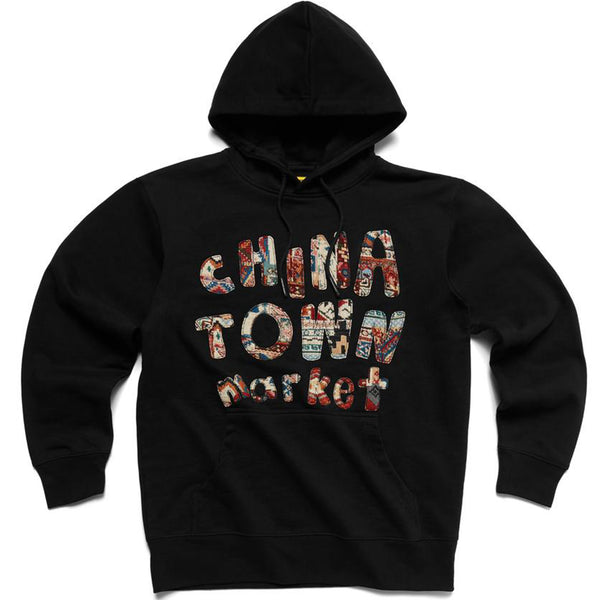 Patchwork Hoodie (Black)