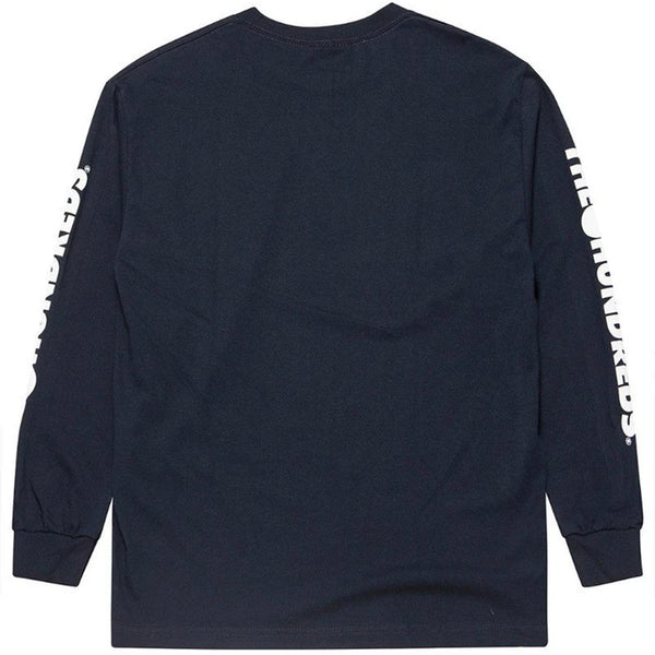 Forever Solid Crest L/S Tee (Navy)