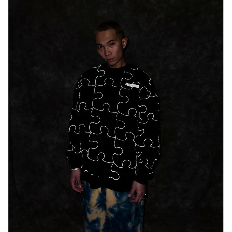 Pieces Reflective Sweatshirt