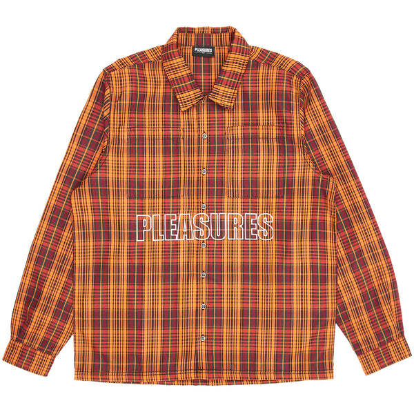 PLEASURES Shade Plaid Work Shirt