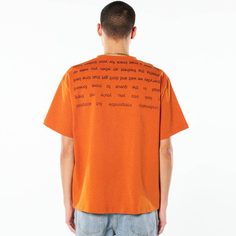 POLITE HEAVYWEIGHT TEE (Orange)