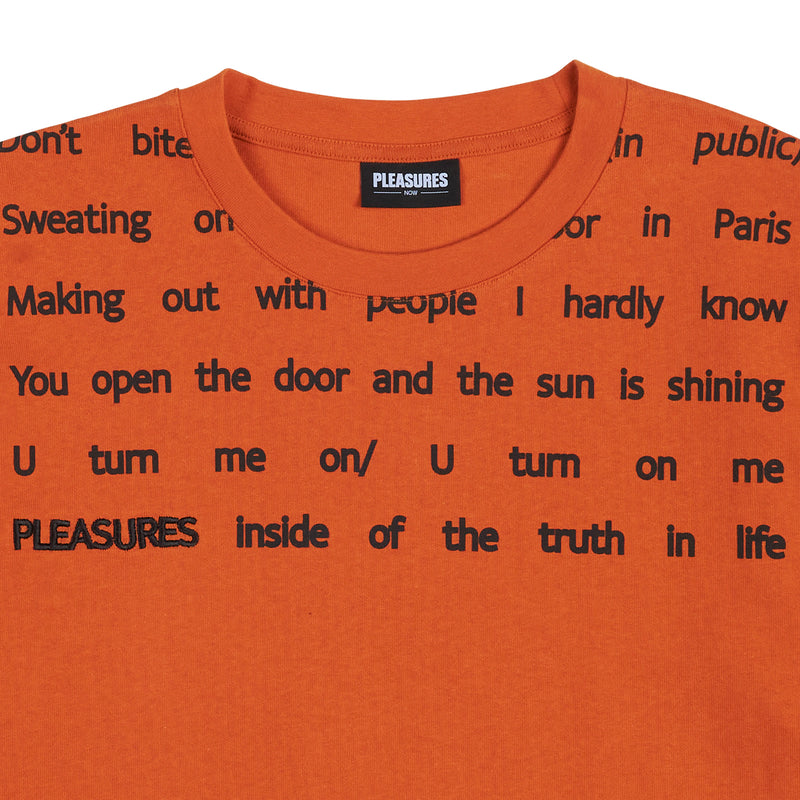 POLITE HEAVYWEIGHT TEE (Orange)