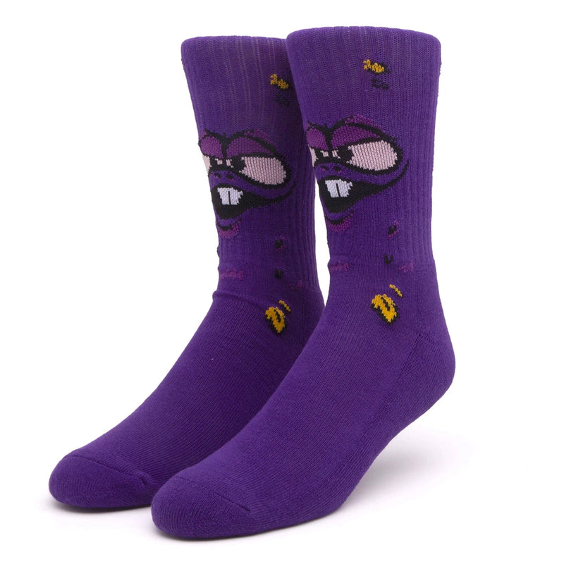 Pugman Sock (Purple)