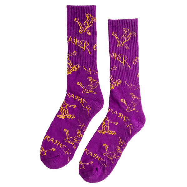 GONZ CREW SOCKS (Purple)