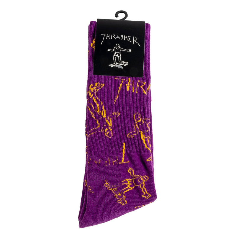 GONZ CREW SOCKS (Purple)