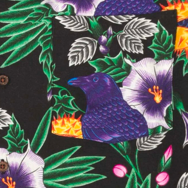 Raven Button Raven Button Up Shirt – Capsul
