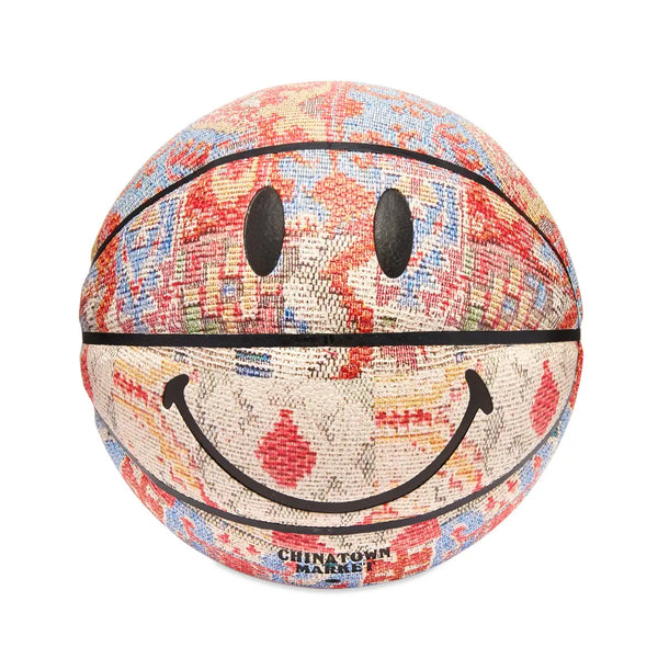 Smiley Patchwork Rug Basketball