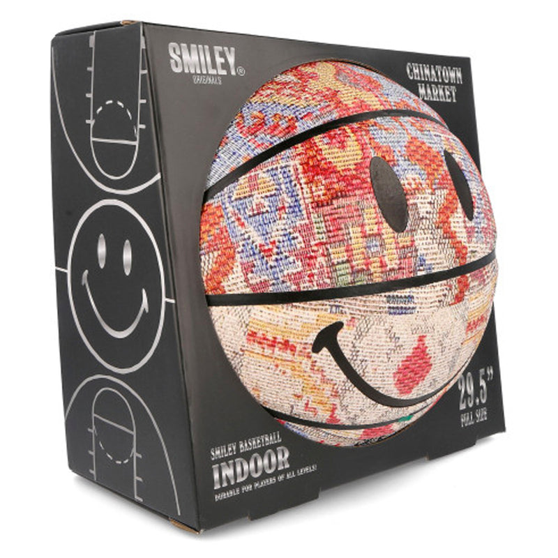 Smiley Patchwork Rug Basketball