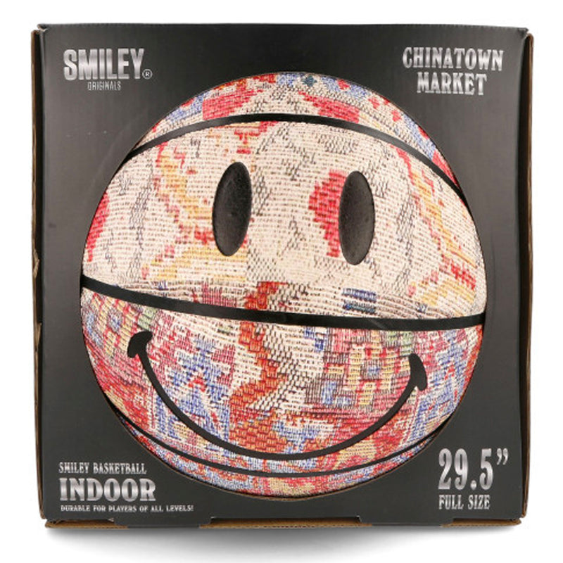 Smiley Patchwork Rug Basketball