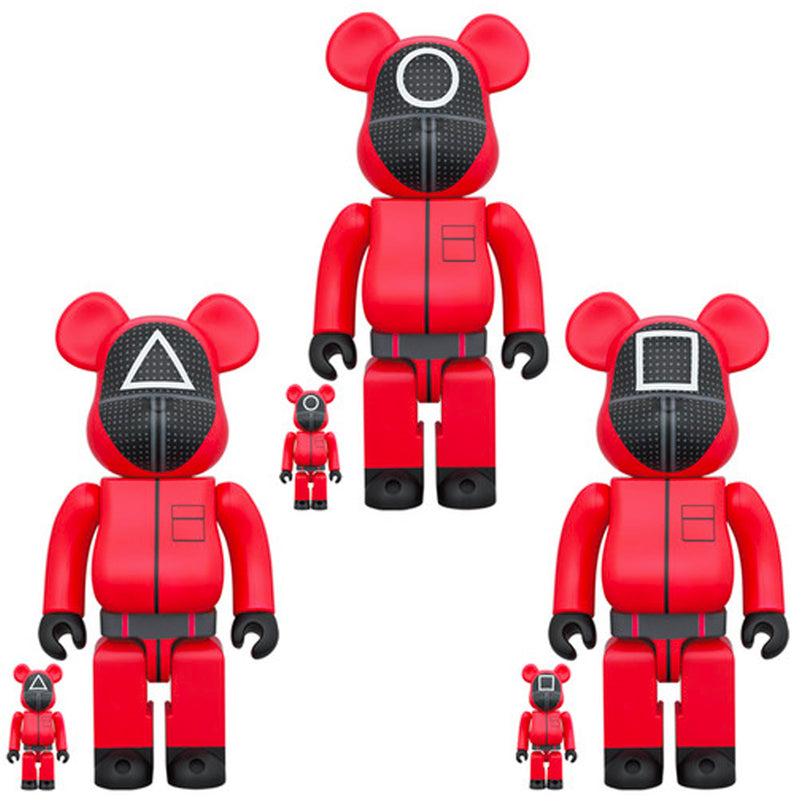 BE@RBRICK SQUID GAME GUARD "△" 100％ & 400％