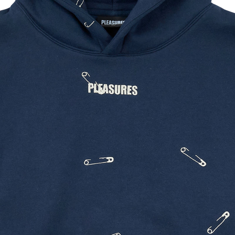 SAFETY PIN HOODIE (Navy)