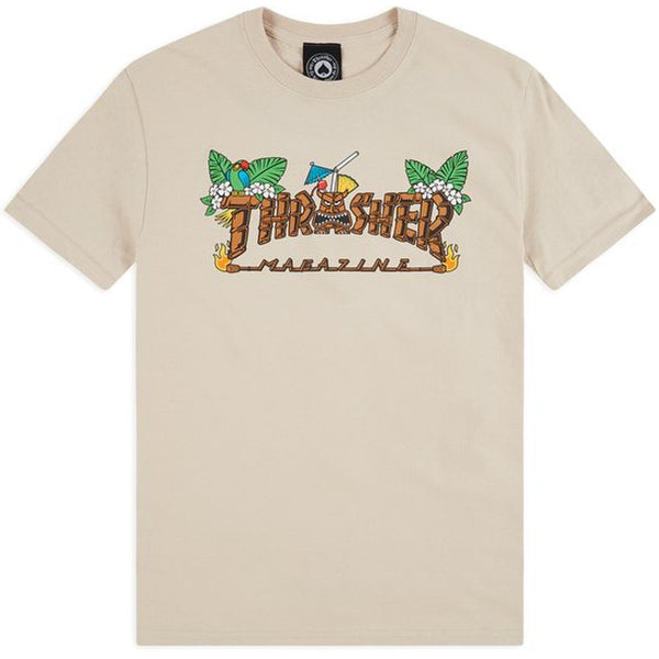 THRASHER Tiki Tee (Sand)