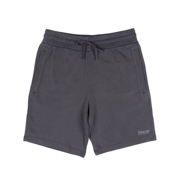 RIPNDIP Peek A Nermal Over Dye Sweat Shorts (Black)