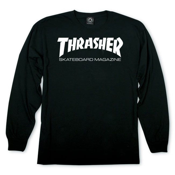 Thrasher Skate Mag Longsleeve Tee (Black)