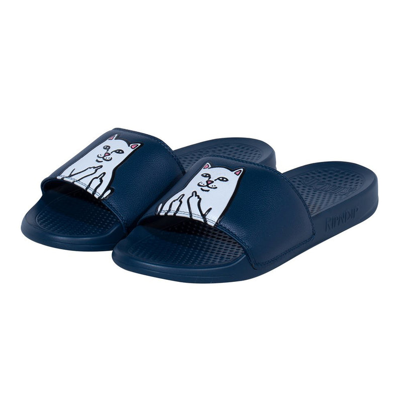 RIPNDIP Lord Nermal Slides (Navy)