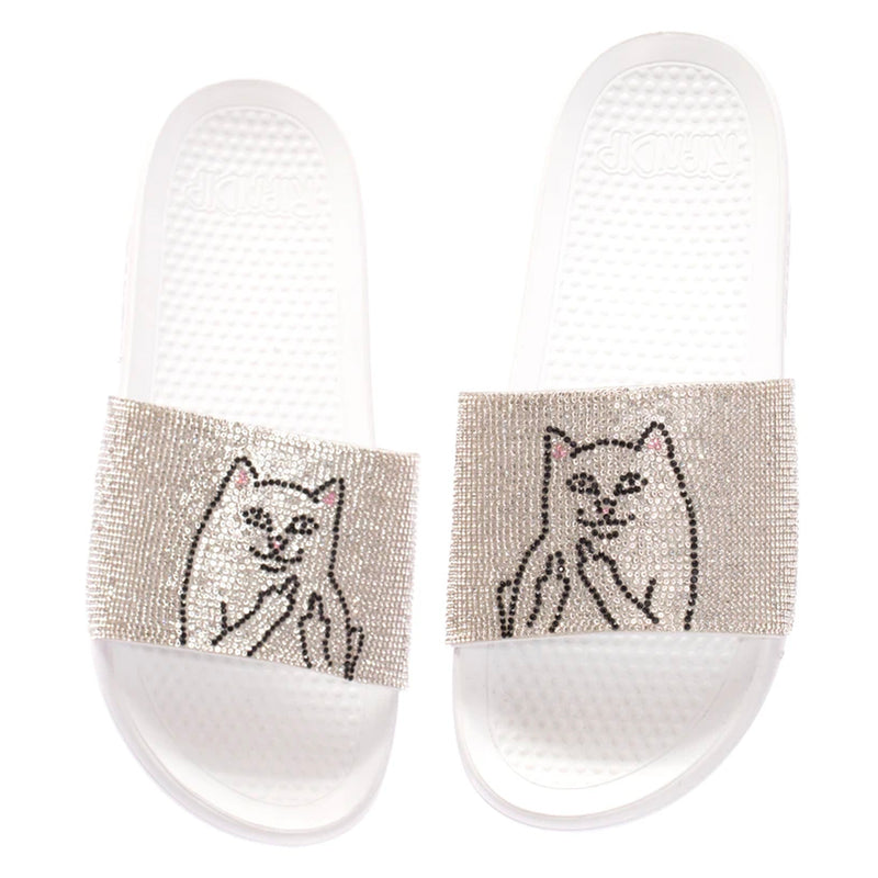 Lord Nermal Slides (Rhinestone White)