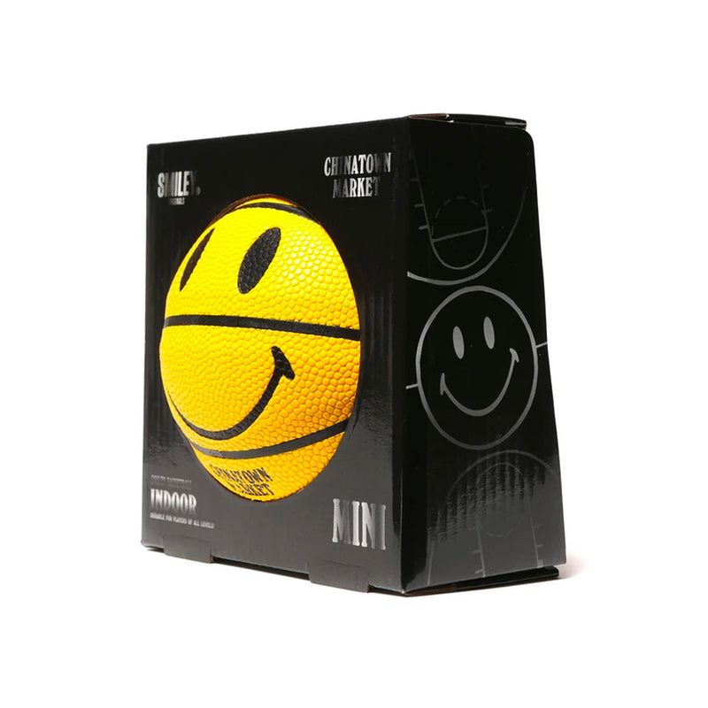 Mini Smiley Basketball + Hoop Set