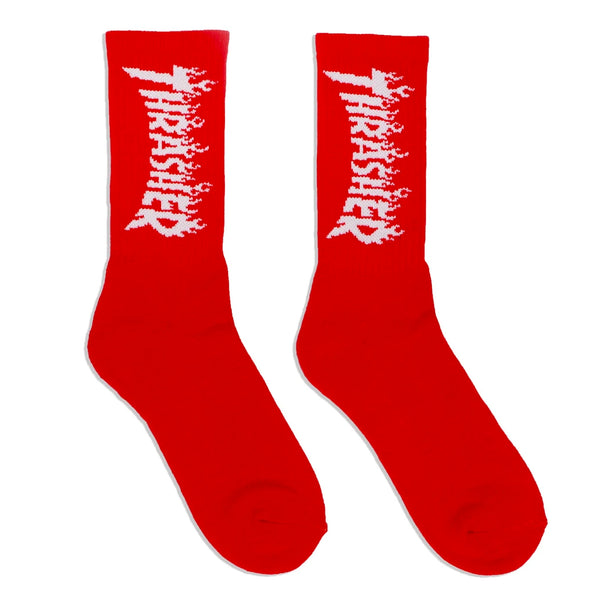 Flame Socks (Red)