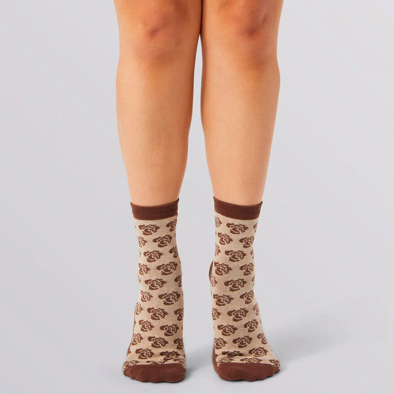 NATURE H CREW SOCK (Brown)