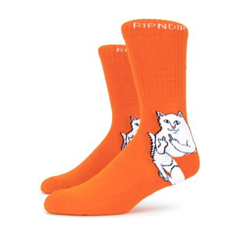 RIPNDIP Lord Nermal Socks (Light Orange)