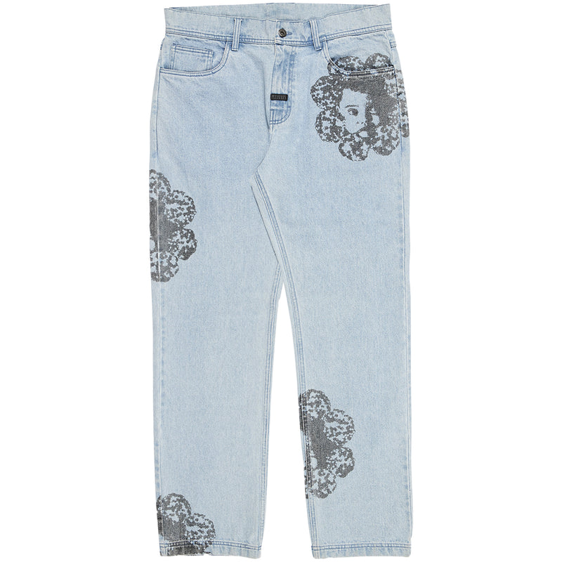 SPECIAL PRINTED DENIM PANT (Washed)