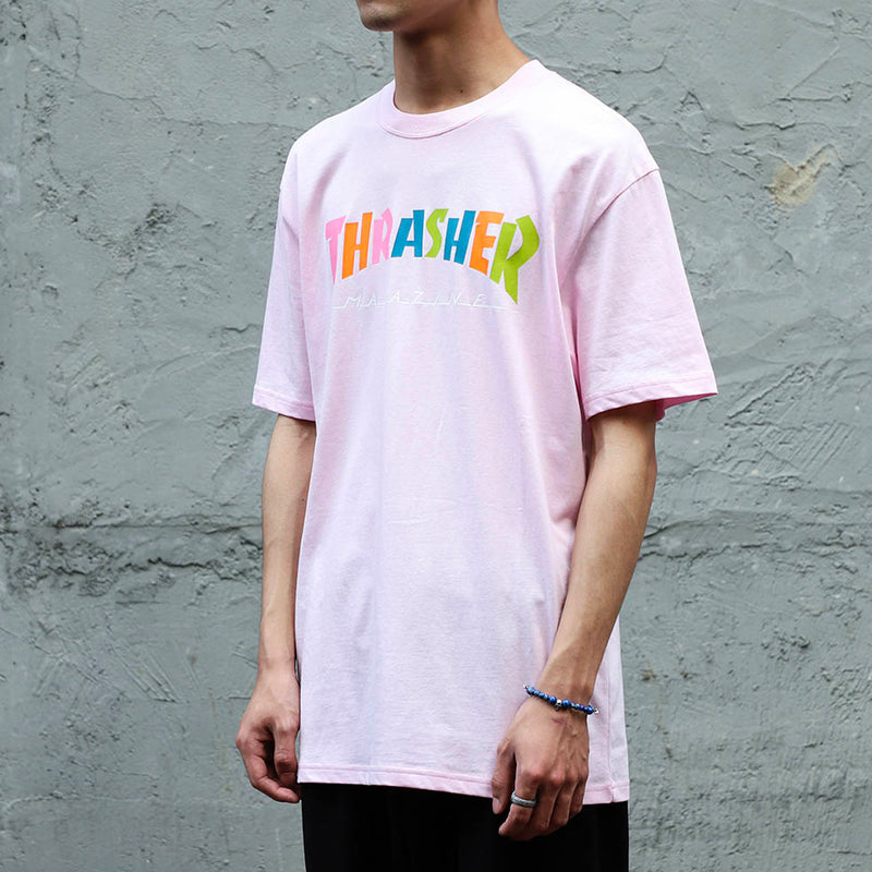 Thrasher Hometown 70s Tone S/S Tee (Pink)