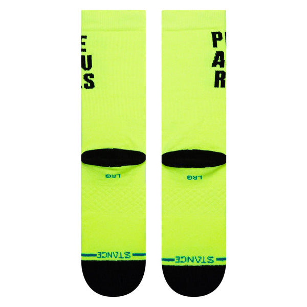 STANCE STACKED LOGO SOCKS (Neon)