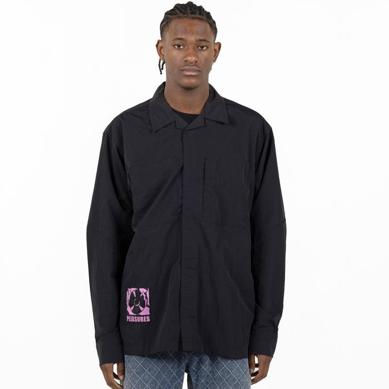 STARE LS OVERSHIRT (Black)