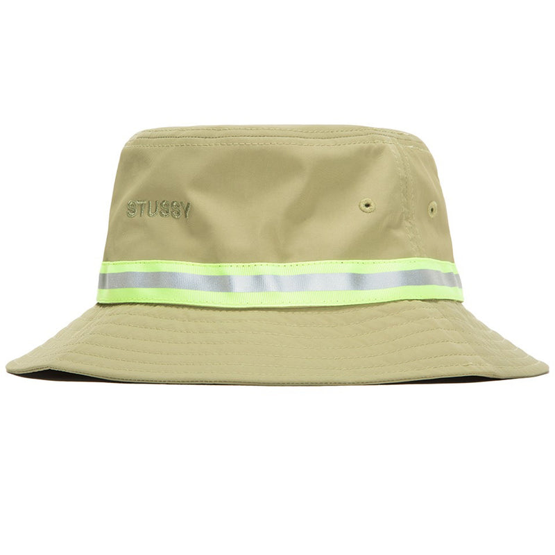 Stussy Reflective Tape Bucket Hat