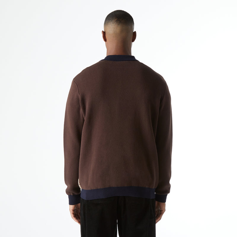 DIMENSIONS ZIP SWEATER