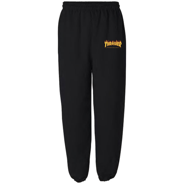 Flame Sweatpants (Black)