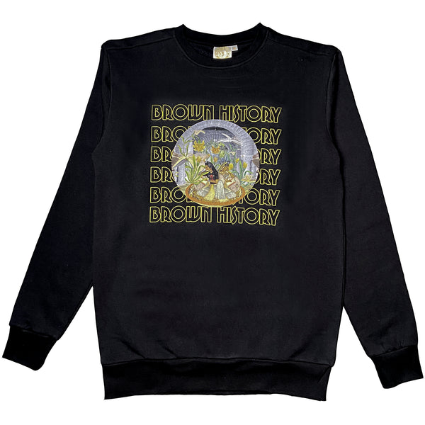 Brown History Sweatshirt (Black)