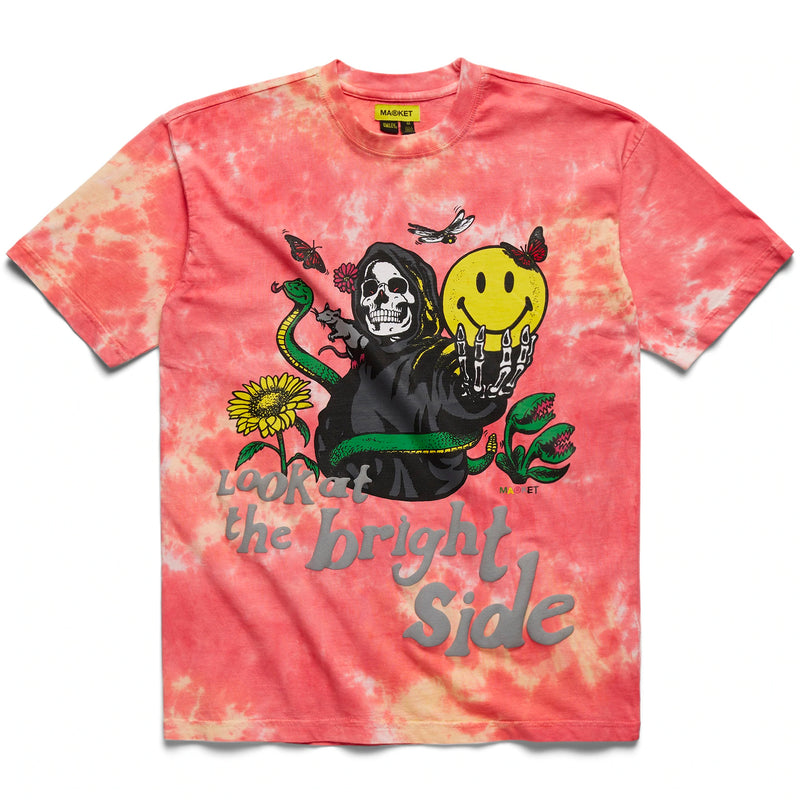 LOOK AT THE BRIGHT SIDE TIE-DYE TEE