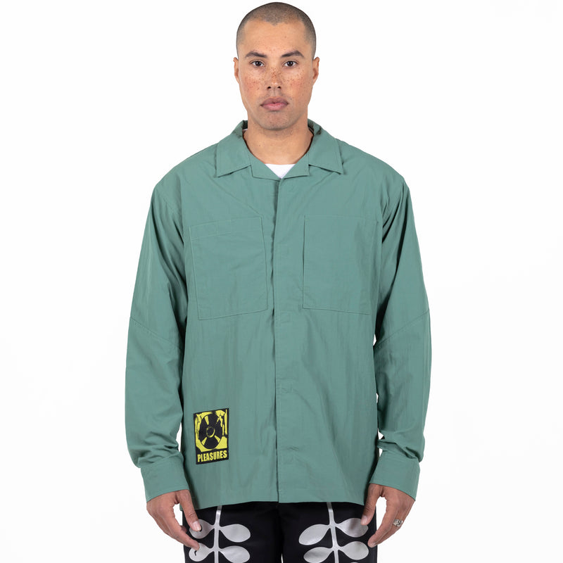 Stare LS Overshirt (Teal)