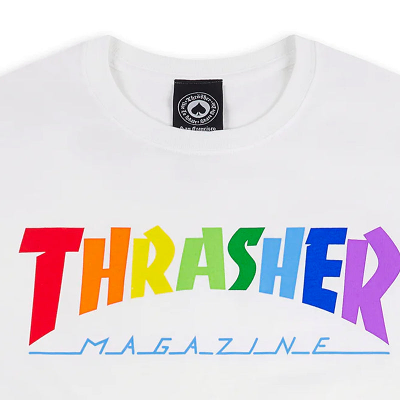 Rainbow Mag Tee (White)