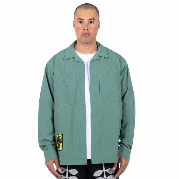 Stare LS Overshirt (Teal)