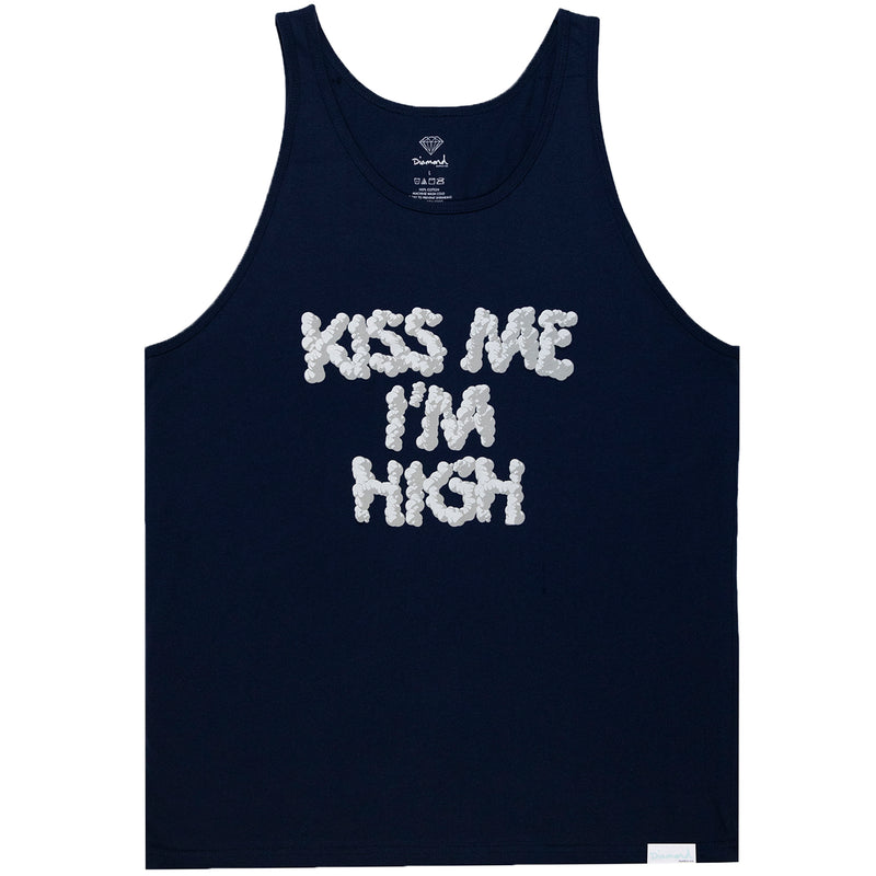 KISS ME IM HIGH TANK TOP