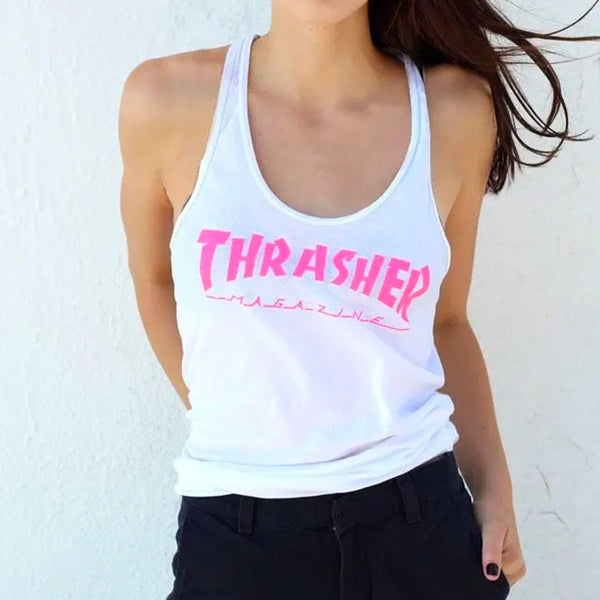 Girls Thrasher Magazine Logo Racerback Tank