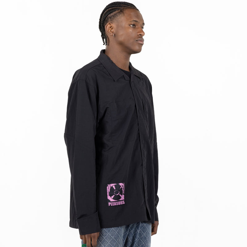 STARE LS OVERSHIRT (Black)