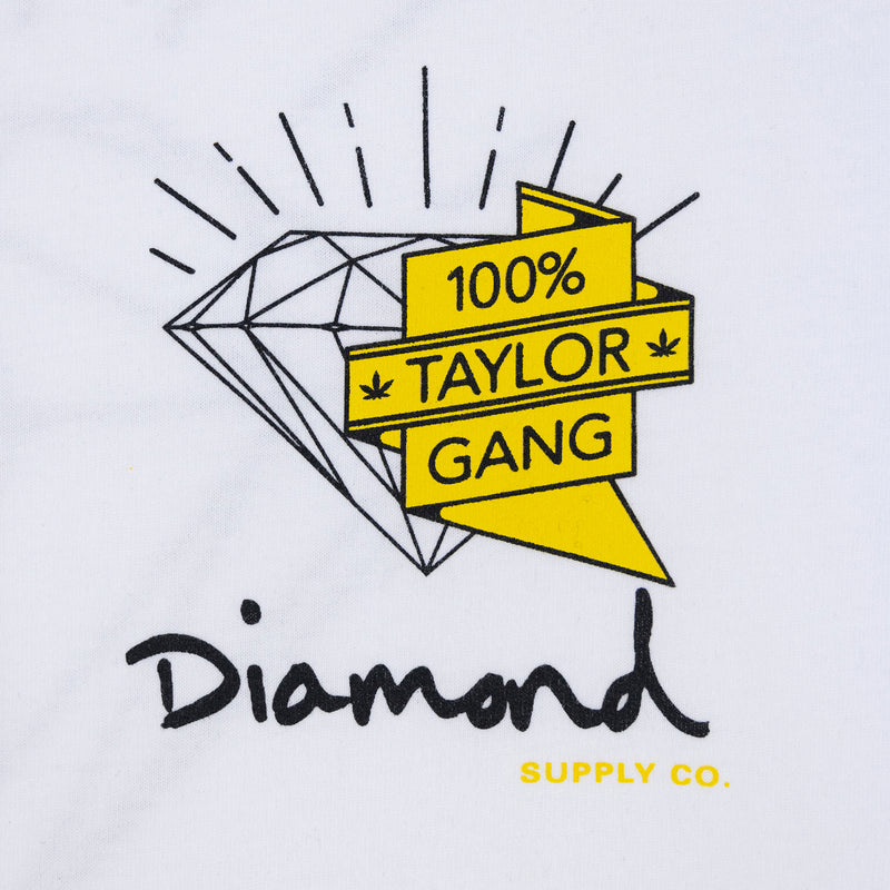 100% TAYLOR GANG TEE (White)