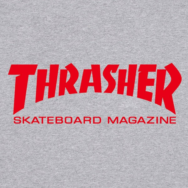 Skate Mag Tee (Grey/Red)