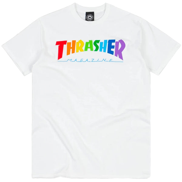 Rainbow Mag Tee (White)