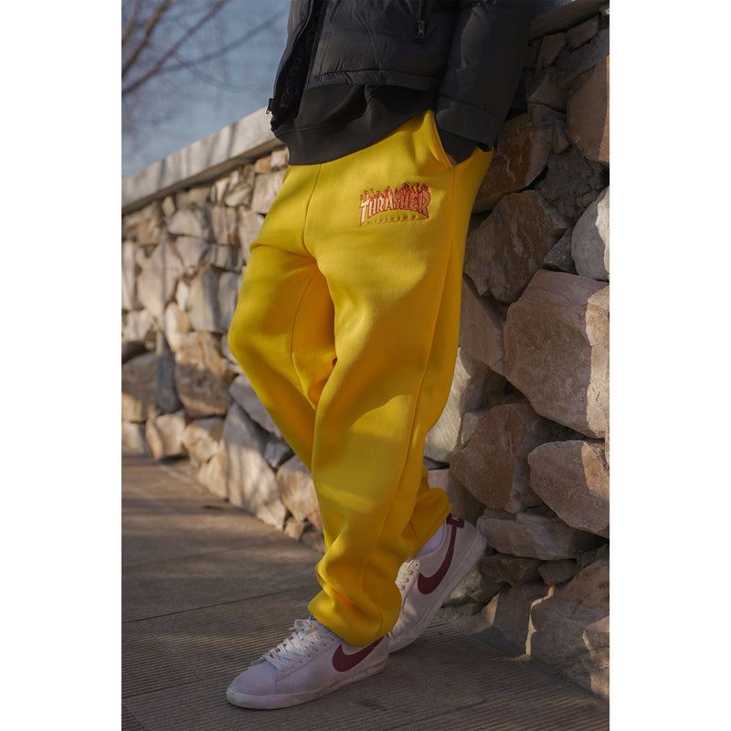 Flame Sweatpants (Gold)