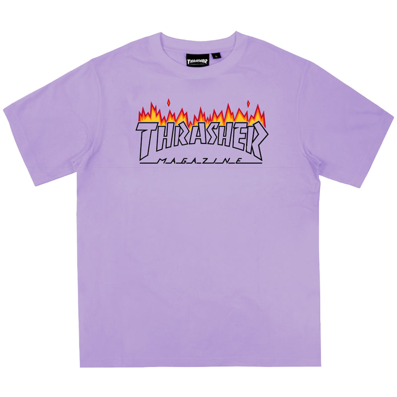 TRIANGLE FLAME TEE (lavender)
