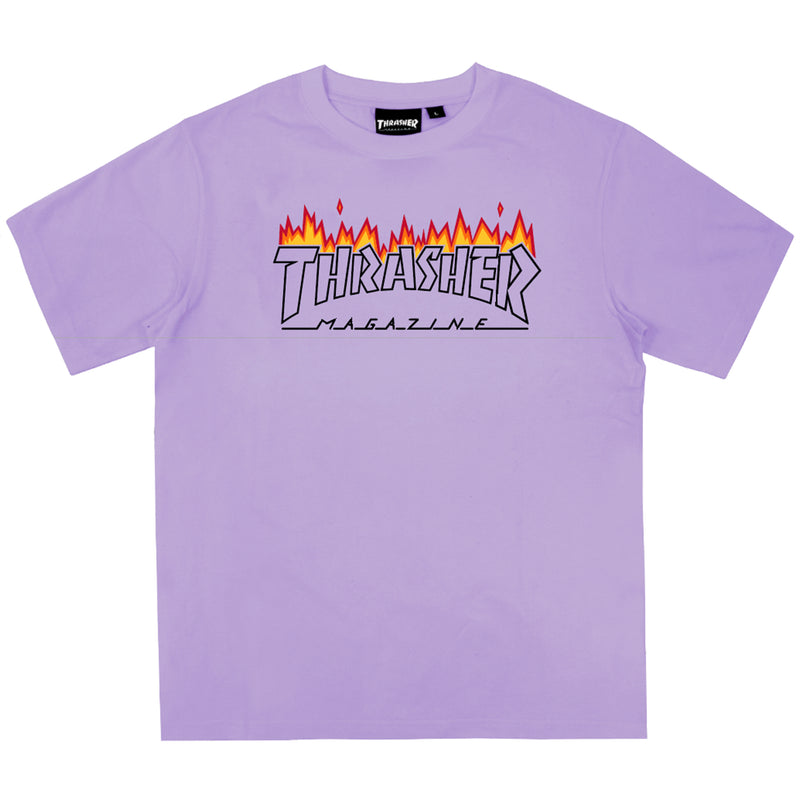 TRIANGLE FLAME TEE (lavender)
